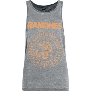 Ramones Monocolour Crest Dámský top tmavě prošedivělá - RockTime.cz