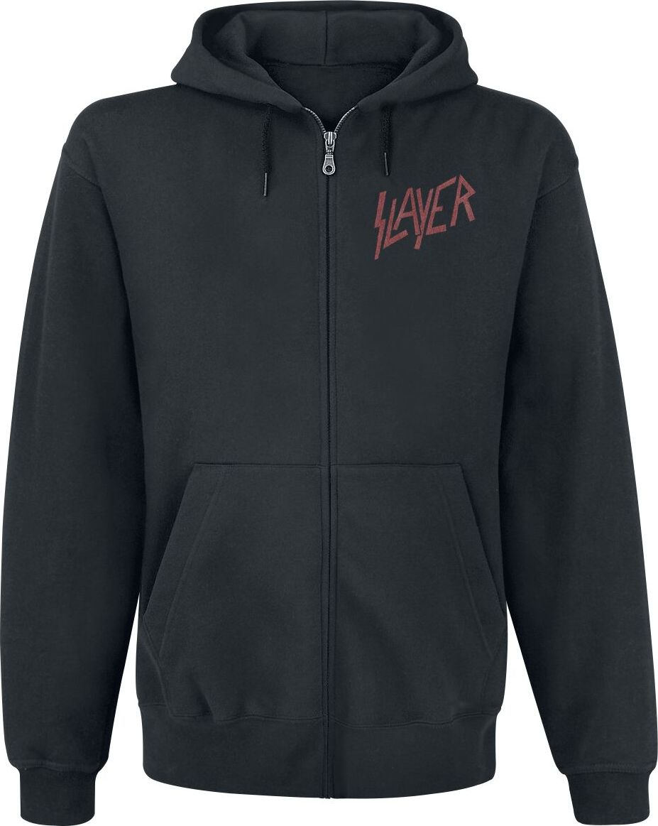 Slayer Angel Of Death Mikina s kapucí na zip černá - RockTime.cz