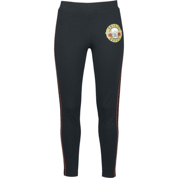 Guns N' Roses Amplified Collection - Ladies Cotton Taped Yoga Leggings Leginy černá - RockTime.cz