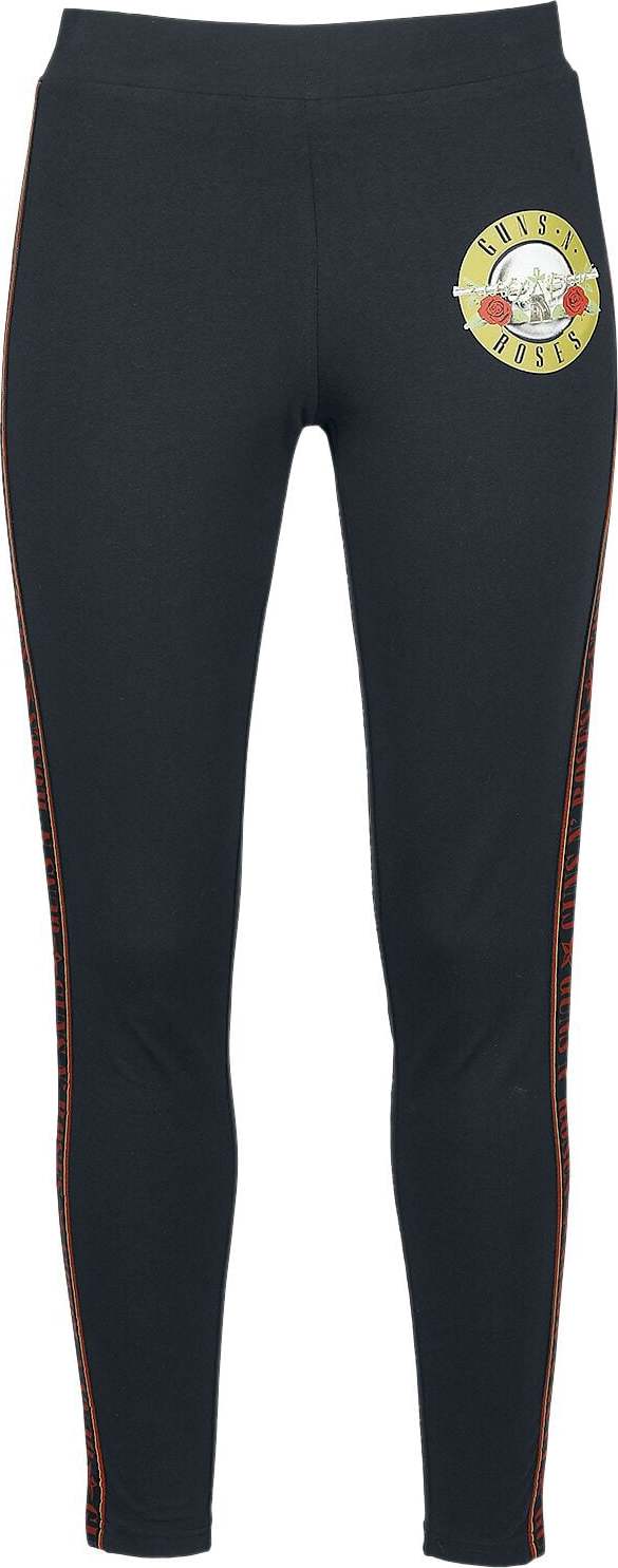 Guns N' Roses Amplified Collection - Ladies Cotton Taped Yoga Leggings Leginy černá - RockTime.cz