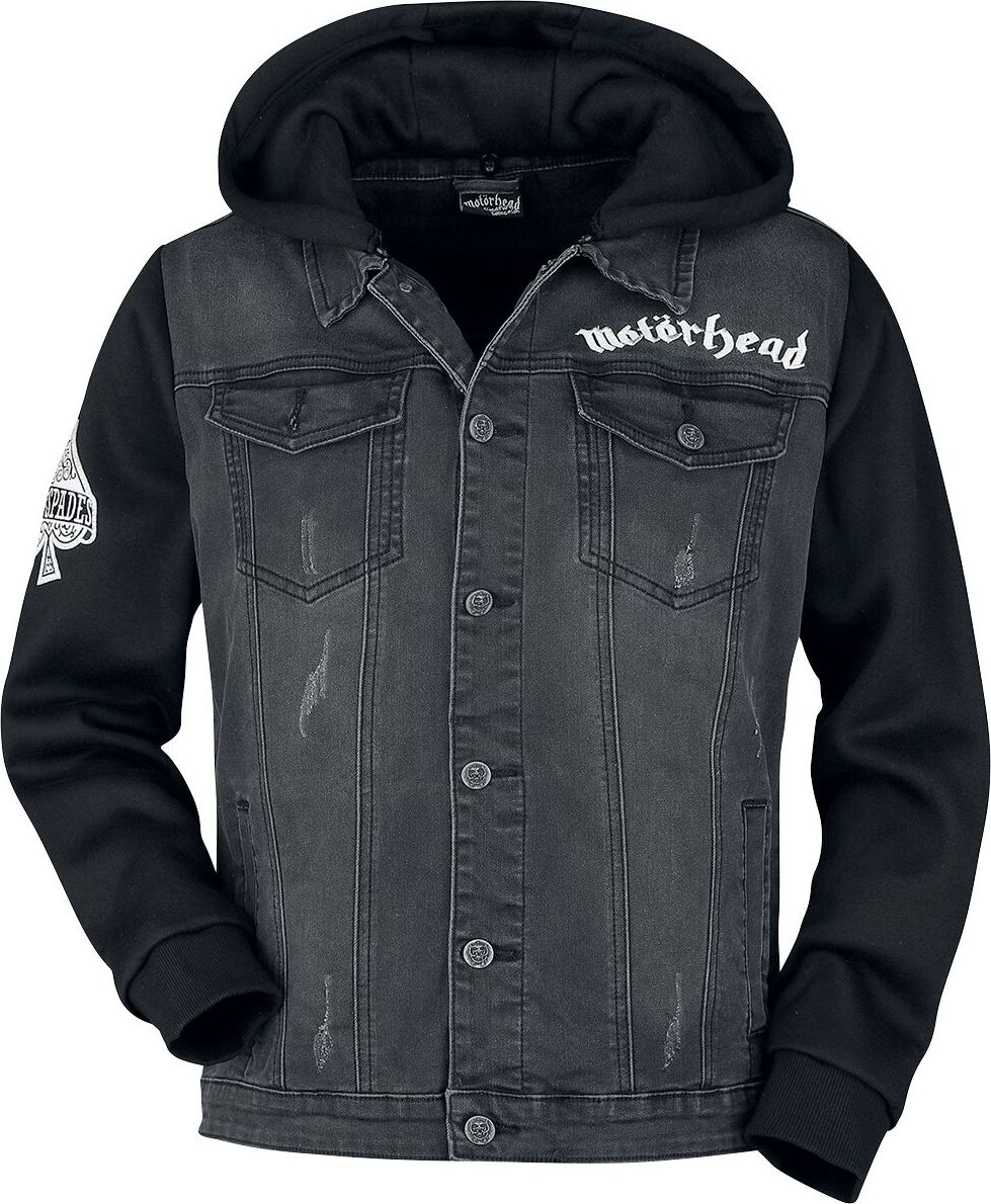 Motörhead EMP Signature Collection Džínová bunda tmave šedá/cerná - RockTime.cz