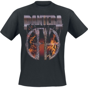 Pantera CFH Flames Tričko černá - RockTime.cz