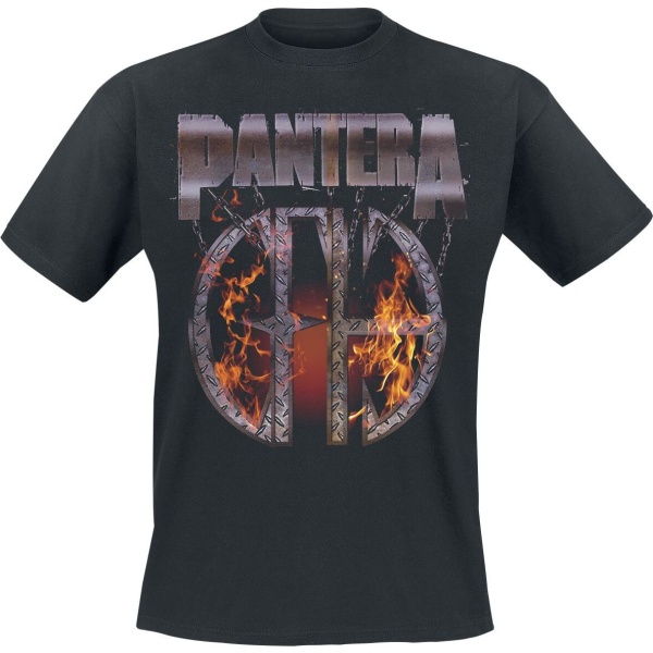 Pantera CFH Flames Tričko černá - RockTime.cz