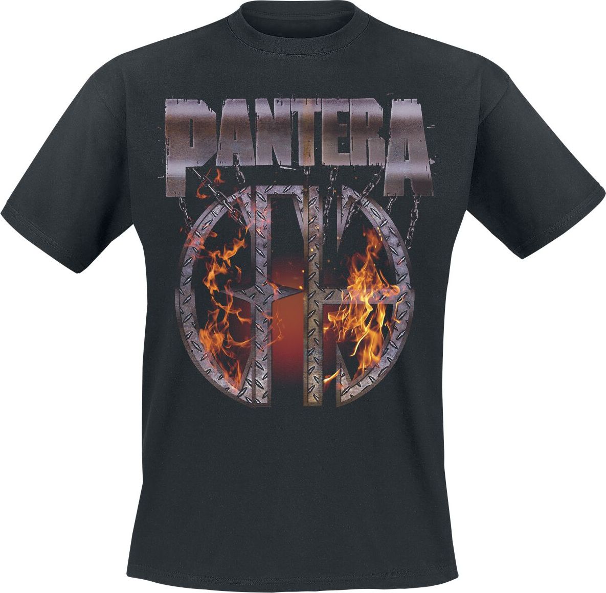 Pantera CFH Flames Tričko černá - RockTime.cz