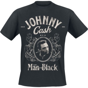 Johnny Cash The Man In Black Tričko černá - RockTime.cz