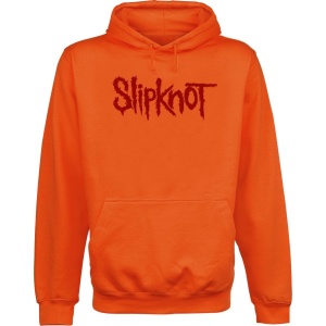 Slipknot Shattered Logo Mikina s kapucí oranžová - RockTime.cz