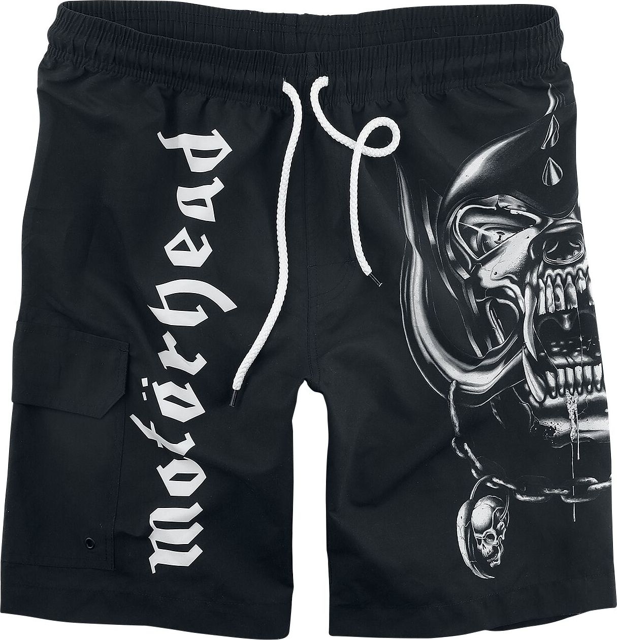 Motörhead EMP Signature Collection Pánské plavky cerná/bílá - RockTime.cz