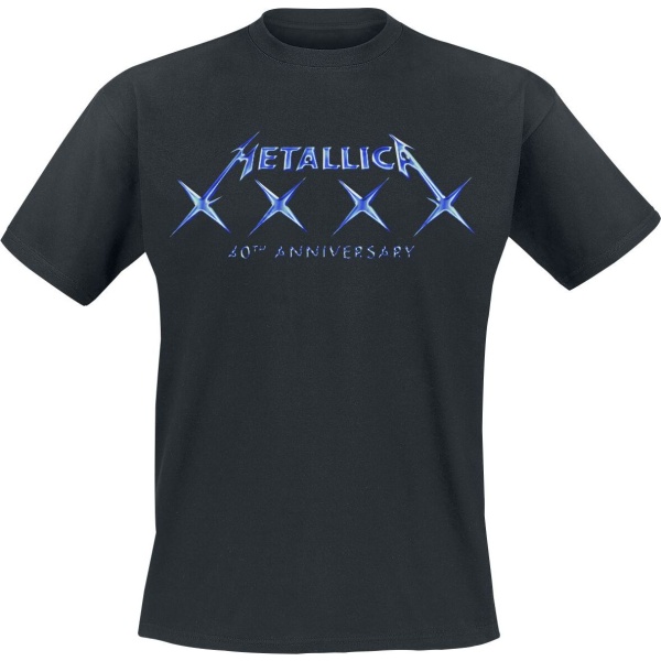 Metallica 40 XXXX Tričko černá - RockTime.cz