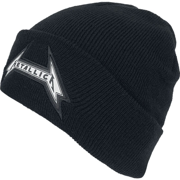 Metallica First Logo - Beanie Beanie čepice černá - RockTime.cz