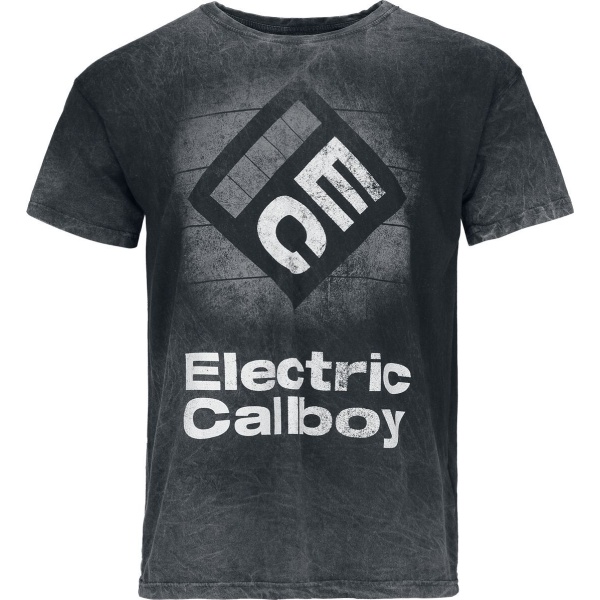 Electric Callboy Square Logo Tričko šedá - RockTime.cz