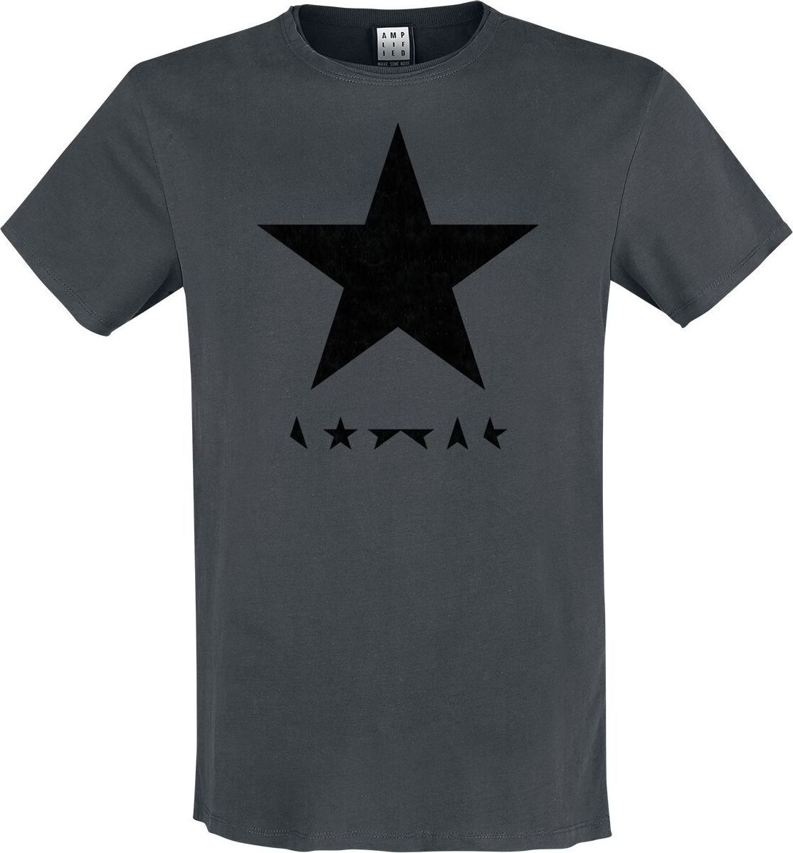 David Bowie Amplified Collection - Black Star Tričko charcoal - RockTime.cz