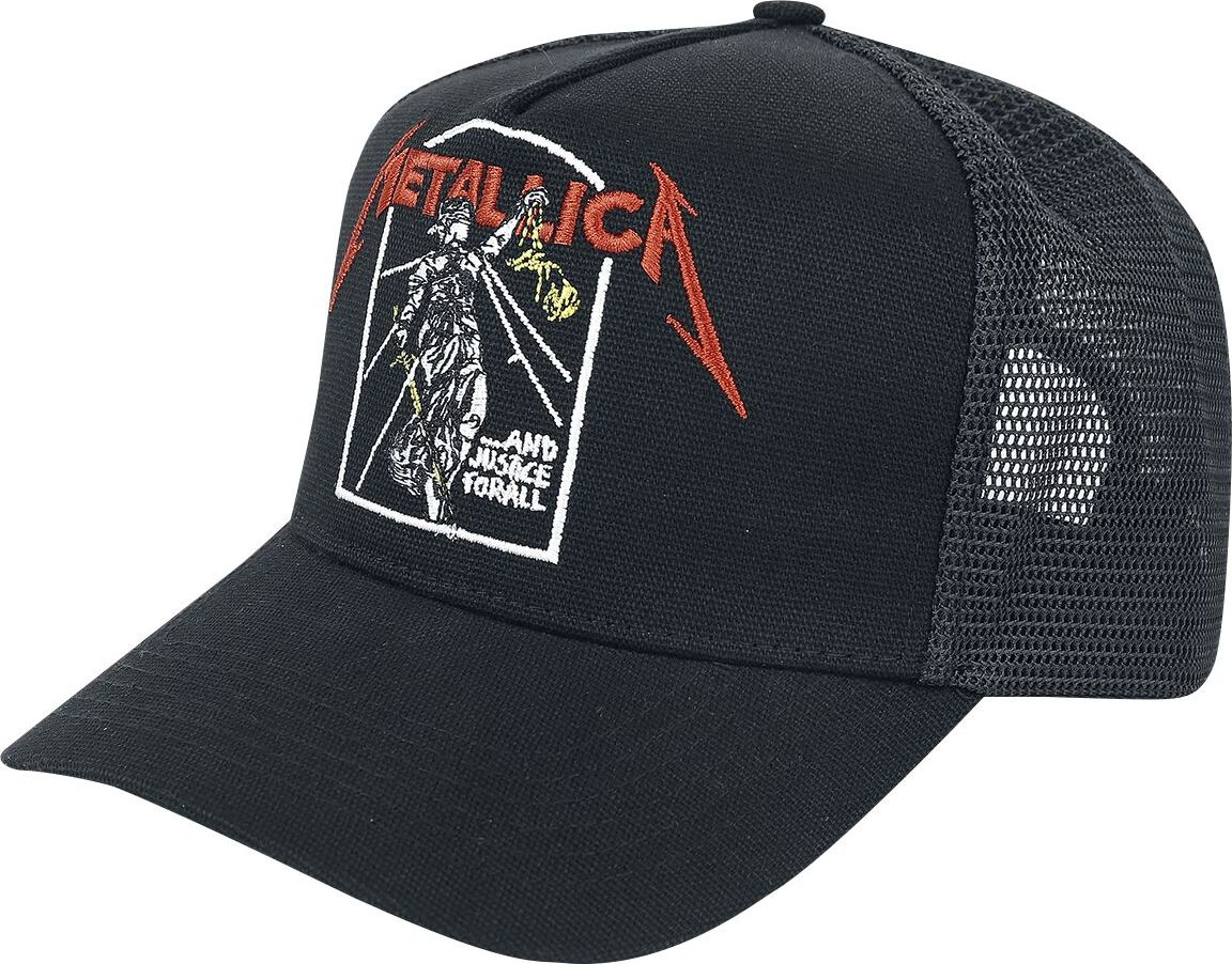 Metallica Justice Trucker kšiltovka černá - RockTime.cz