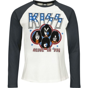 Kiss Amplified Collection - Alive In 77 Baseball tričko s dlouhým rukávem vícebarevný - RockTime.cz