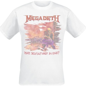 Megadeth Peace Sells Vintage Tričko šedobílá - RockTime.cz