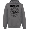 Ramones Seal Mikina s kapucí charcoal - RockTime.cz