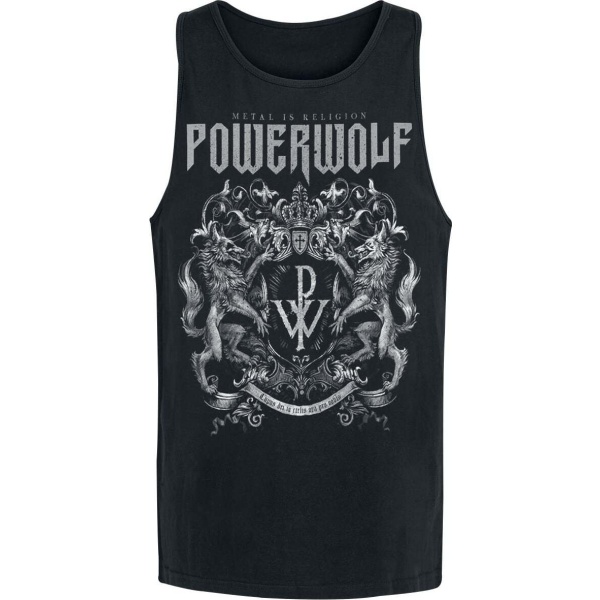 Powerwolf Tank top černá - RockTime.cz