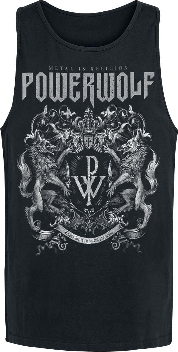 Powerwolf Tank top černá - RockTime.cz