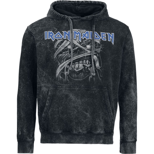 Iron Maiden Powerslave Mikina s kapucí charcoal - RockTime.cz