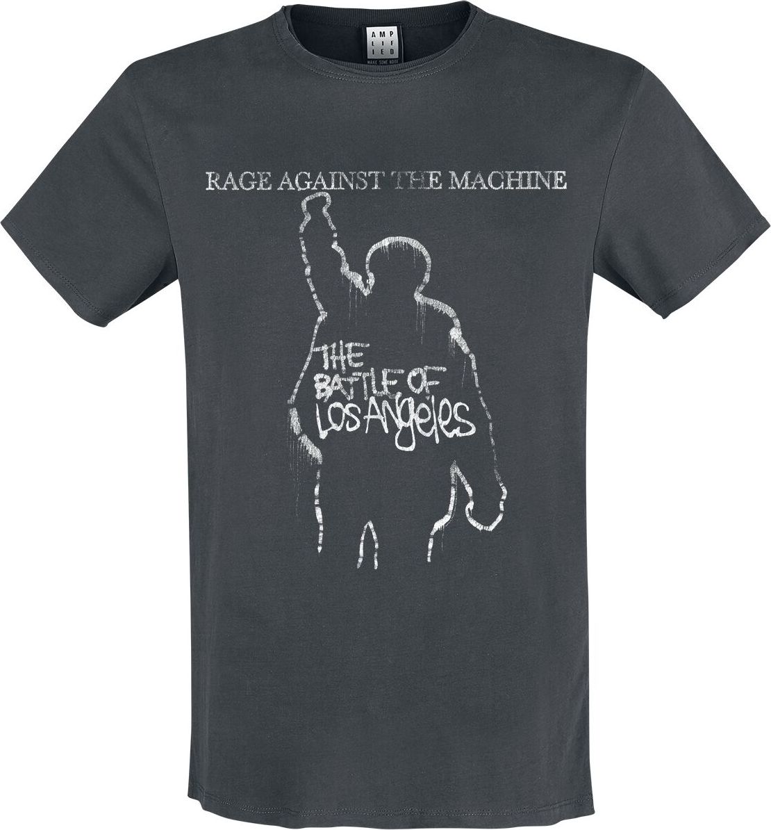 Rage Against The Machine Amplified Collection - The Battle Of LA Tričko charcoal - RockTime.cz