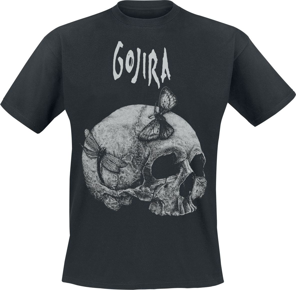 Gojira Moth Skull Tričko černá - RockTime.cz