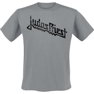 Judas Priest Vintage Logo Tričko šedá - RockTime.cz