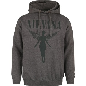 Nirvana Angel Mikina s kapucí charcoal - RockTime.cz