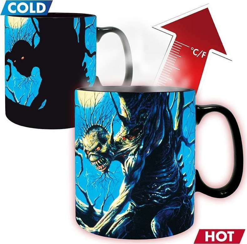 Iron Maiden Fear Of The Dark - Tasse mit Thermoeffekt Hrnek vícebarevný - RockTime.cz