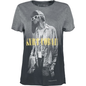 Kurt Cobain Caldera Glasses Dámské tričko šedá - RockTime.cz