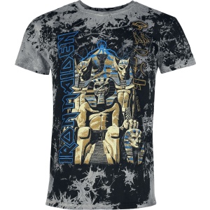 Iron Maiden Powerslave Tričko charcoal - RockTime.cz