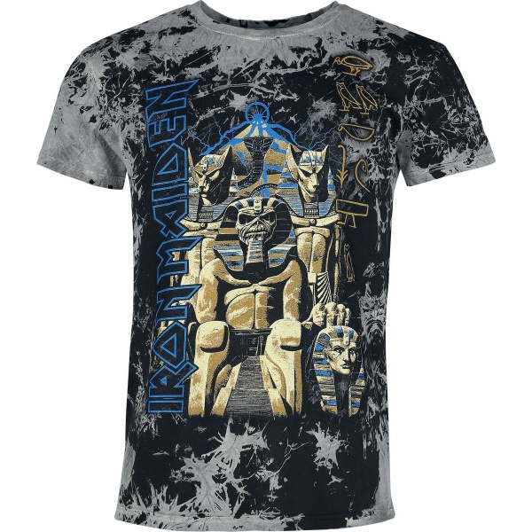 Iron Maiden Powerslave Tričko charcoal - RockTime.cz