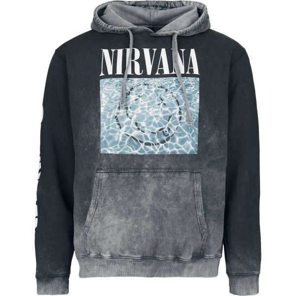 Nirvana Nevermind Stone Mikina s kapucí charcoal - RockTime.cz