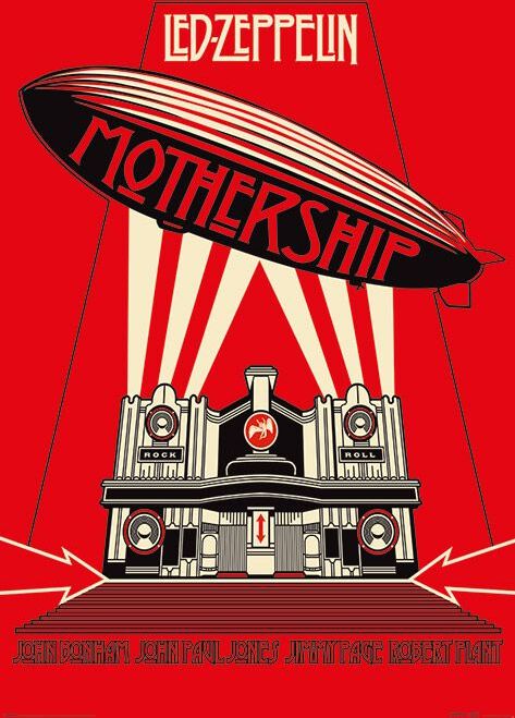 Led Zeppelin Mothership plakát vícebarevný - RockTime.cz