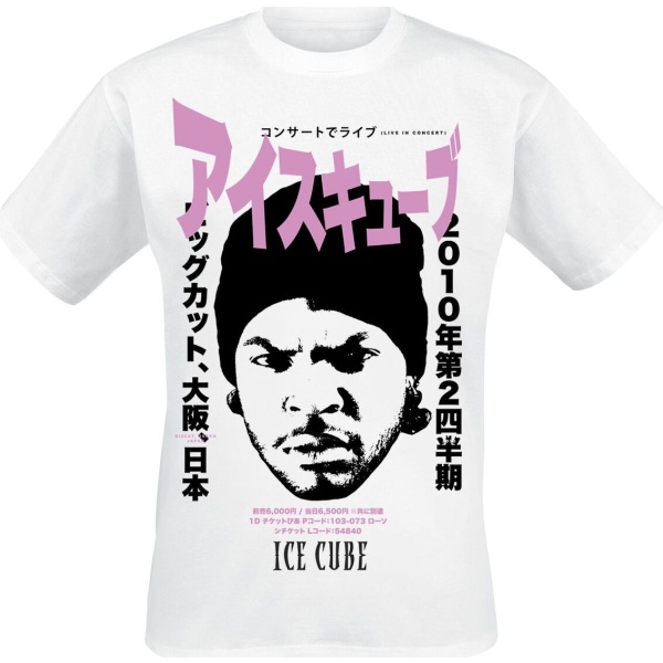 Ice Cube Kanji Tričko bílá - RockTime.cz