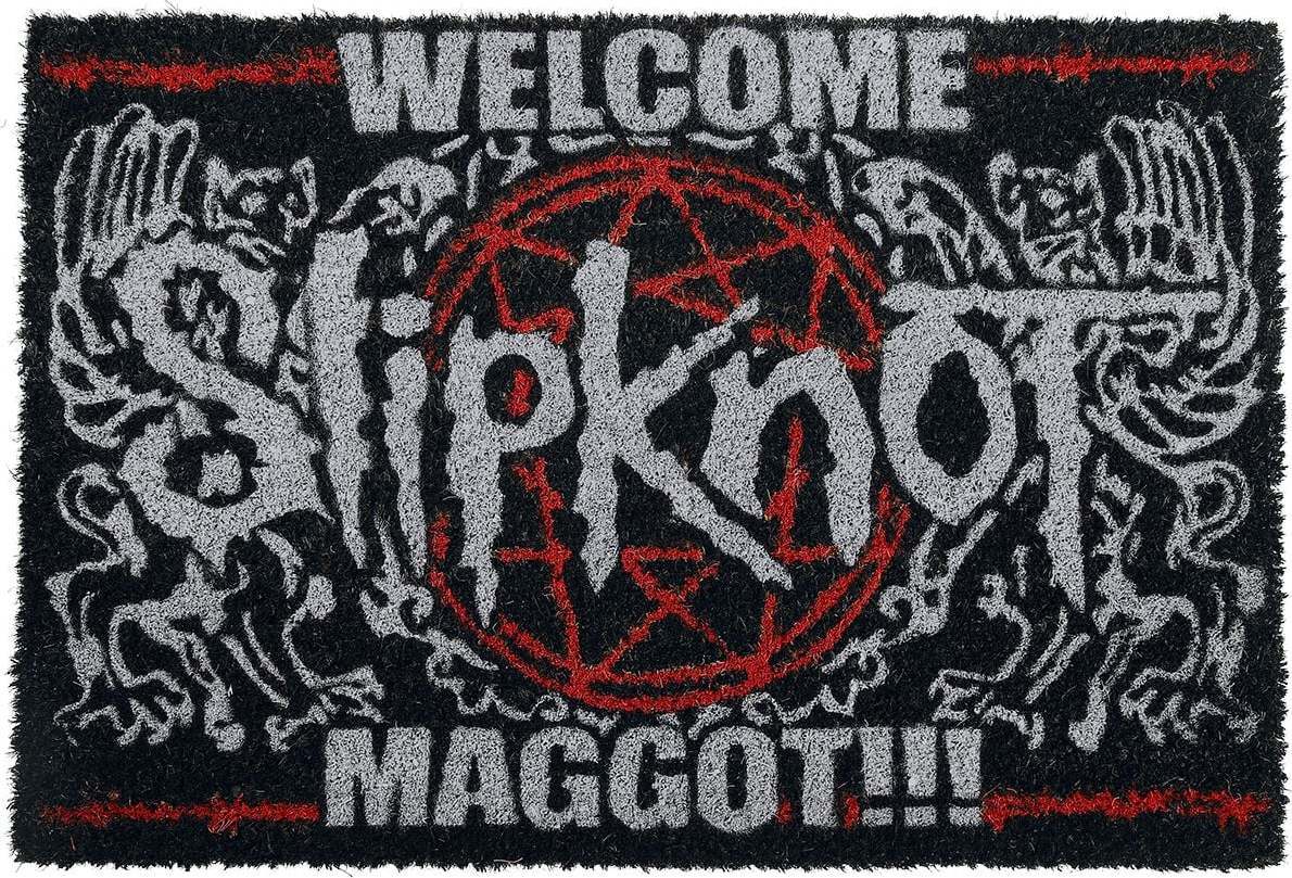 Slipknot Welcome Maggot Rohožka cerná/bílá/cervená - RockTime.cz