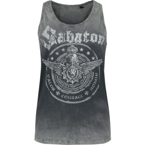 Sabaton Valor Courage Honor Dámský top charcoal - RockTime.cz