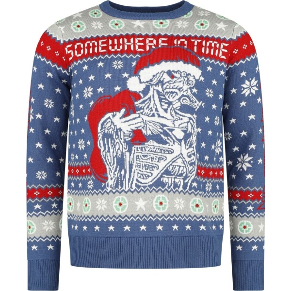 Iron Maiden Holiday Sweater 2024 Pletený svetr vícebarevný - RockTime.cz