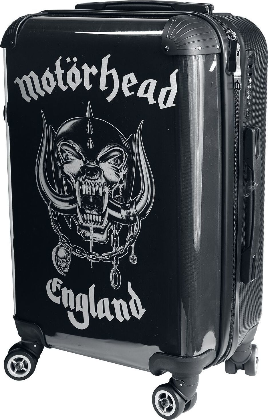 Motörhead Rocksax - England Taška/kufr na kolečkách cerná/bílá - RockTime.cz