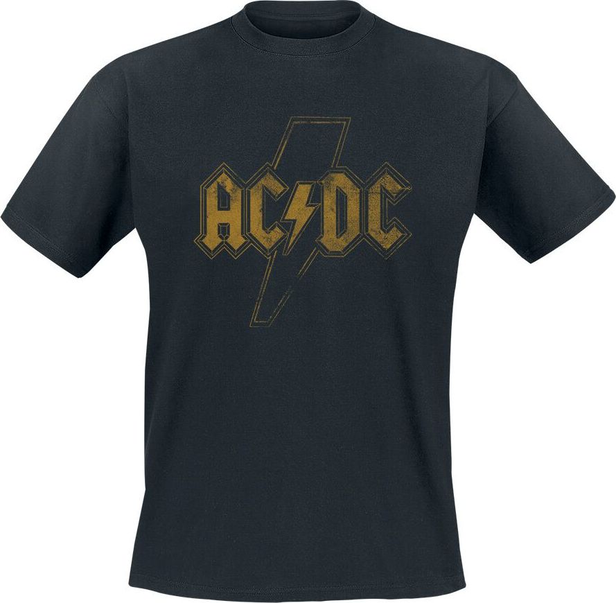 AC/DC Distress Flash Tričko černá - RockTime.cz