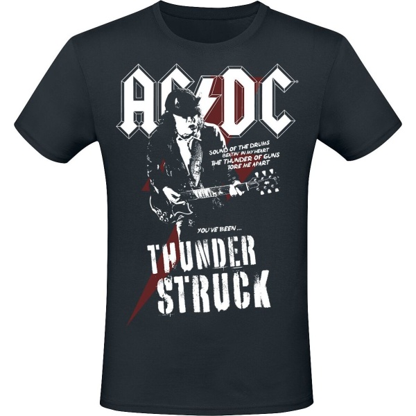 AC/DC Thunderstruck Tričko černá - RockTime.cz