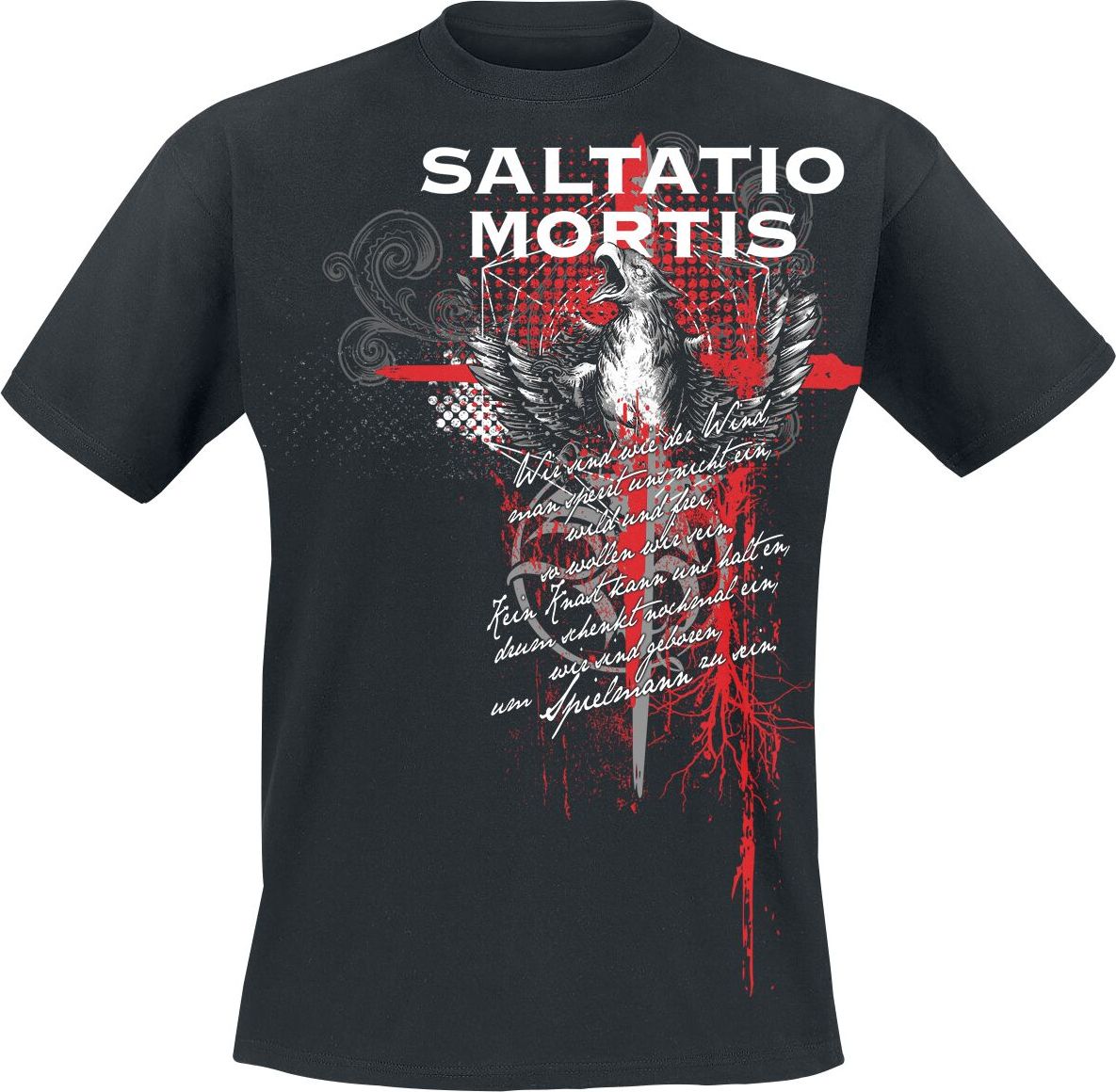 Saltatio Mortis Griffin Trash Polka Tričko černá - RockTime.cz