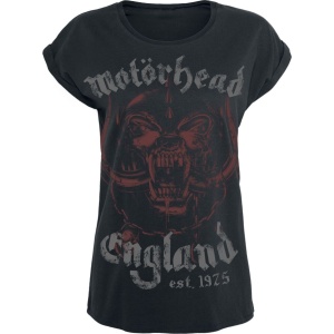 Motörhead England Dámské tričko černá - RockTime.cz