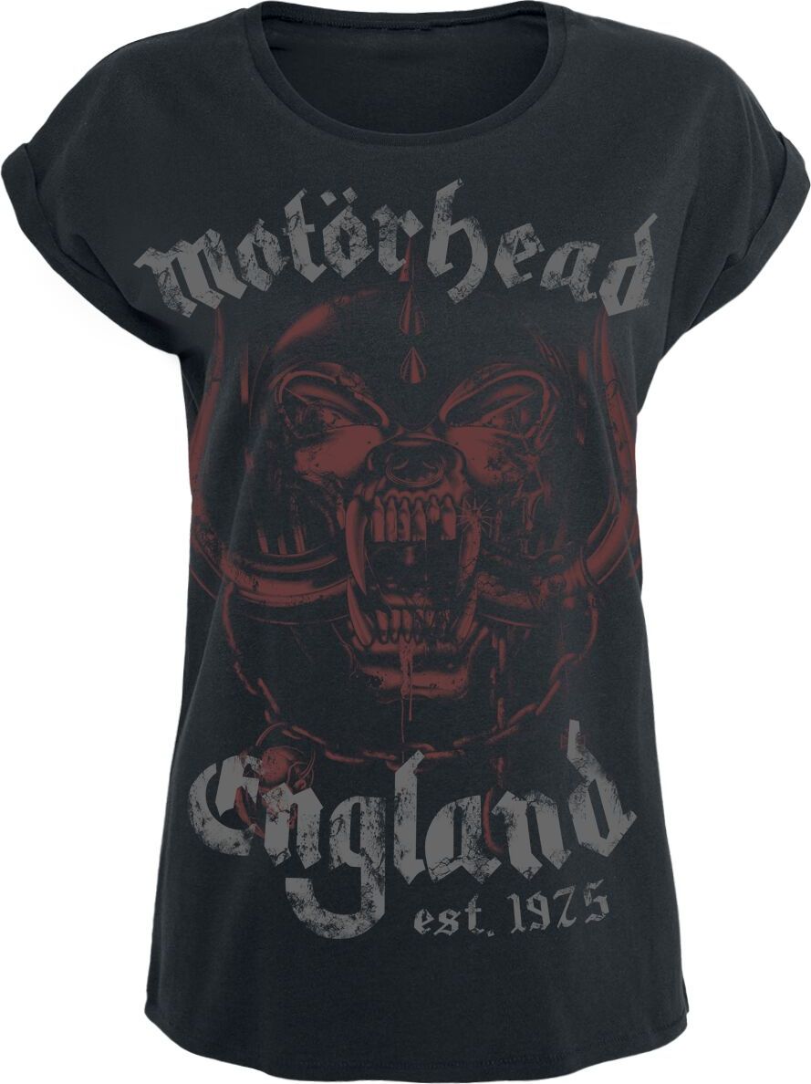 Motörhead England Dámské tričko černá - RockTime.cz