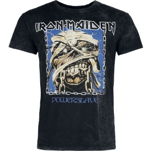 Iron Maiden Square Chain Tričko charcoal - RockTime.cz