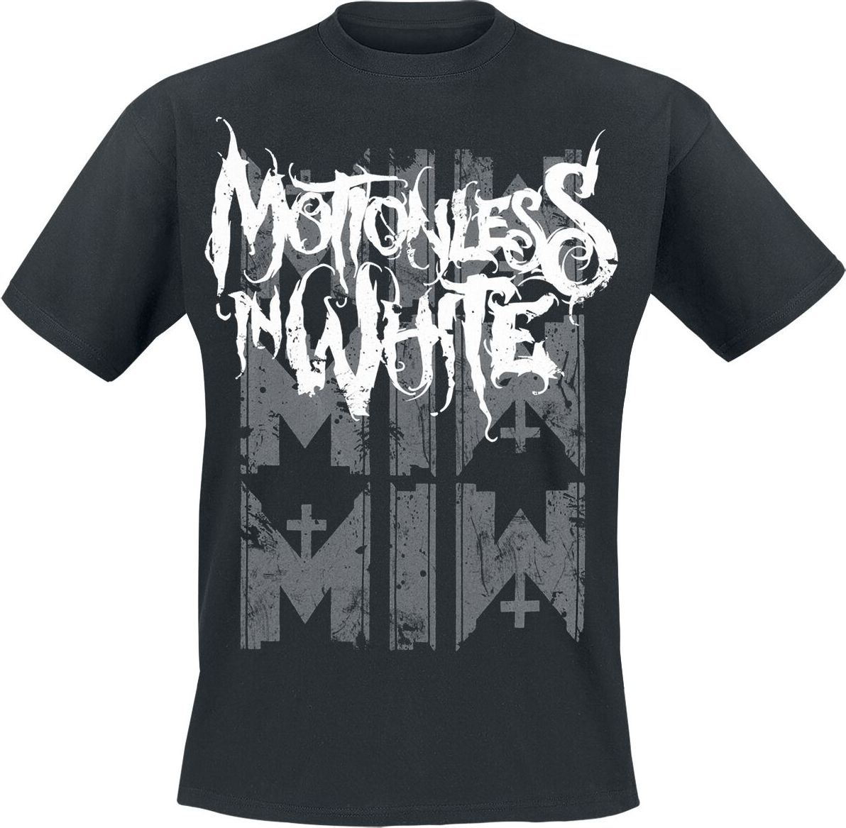 Motionless In White Logo Tričko černá - RockTime.cz