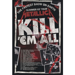 Metallica Kill´Em All 83 Tour plakát vícebarevný - RockTime.cz