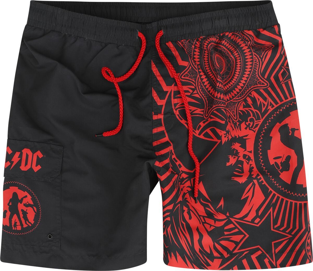 AC/DC EMP Signature Collection Pánské plavky vícebarevný - RockTime.cz