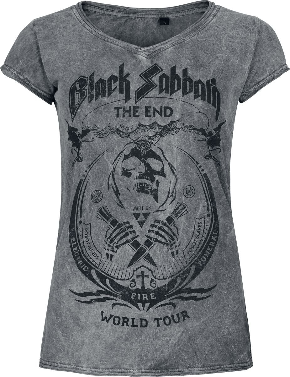 Black Sabbath The End Dámské tričko šedá - RockTime.cz