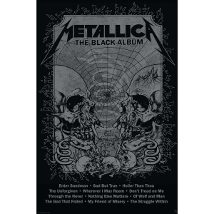 Metallica Black Album Poster plakát vícebarevný - RockTime.cz