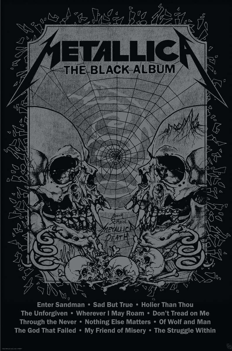 Metallica Black Album Poster plakát vícebarevný - RockTime.cz