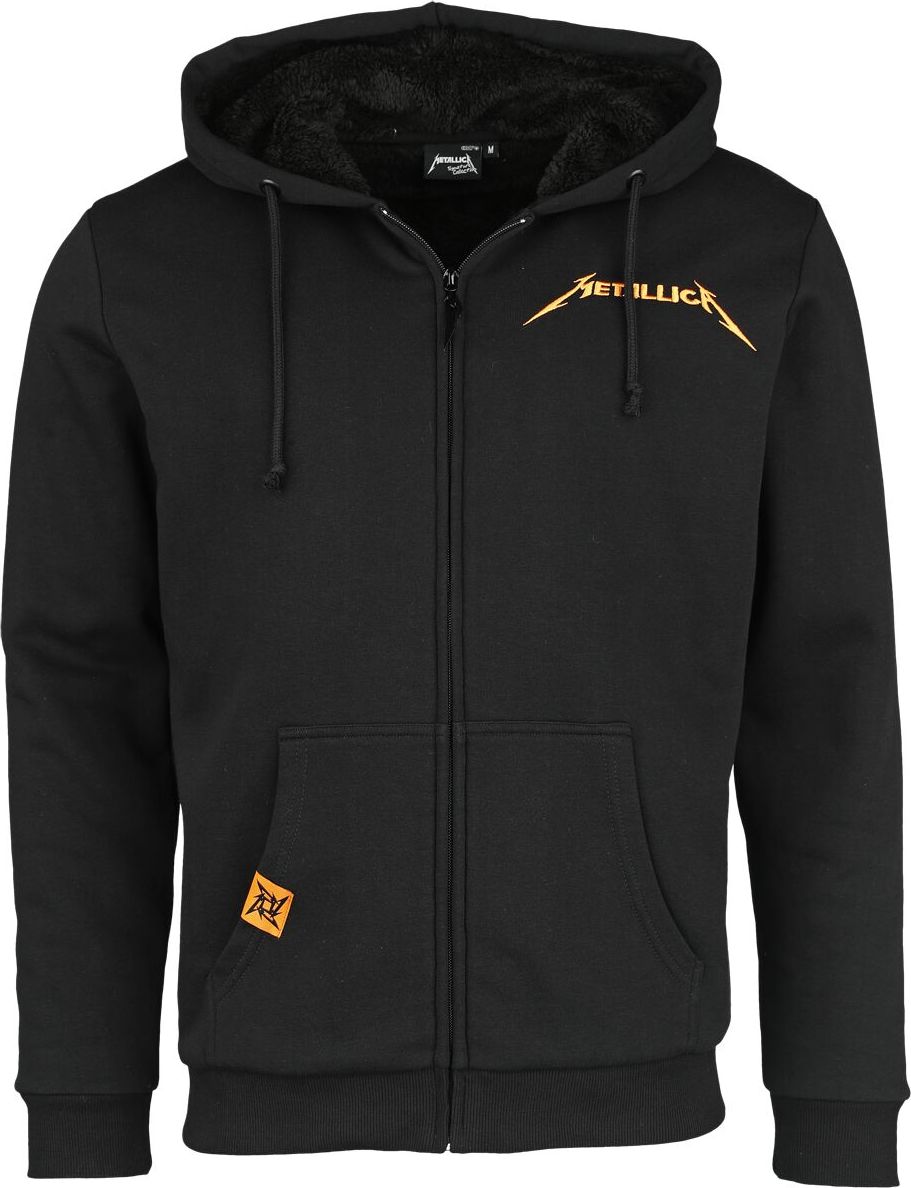 Metallica EMP Signature Collection Mikina s kapucí na zip černá - RockTime.cz